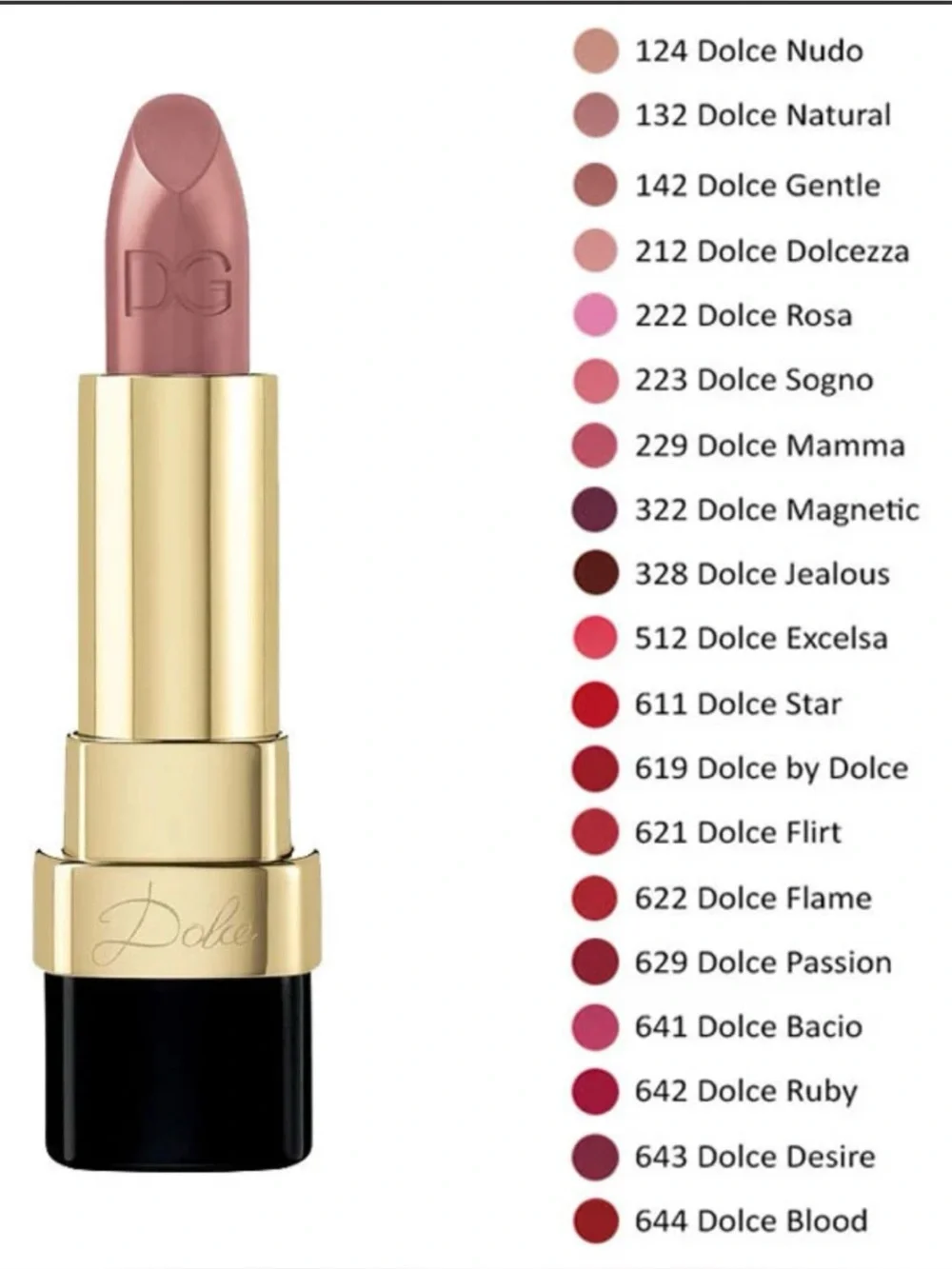 BNIB D&G Dolce Matte Lipstick - Shade 222 Dolce Rosa 3.5g (2nd Listing)